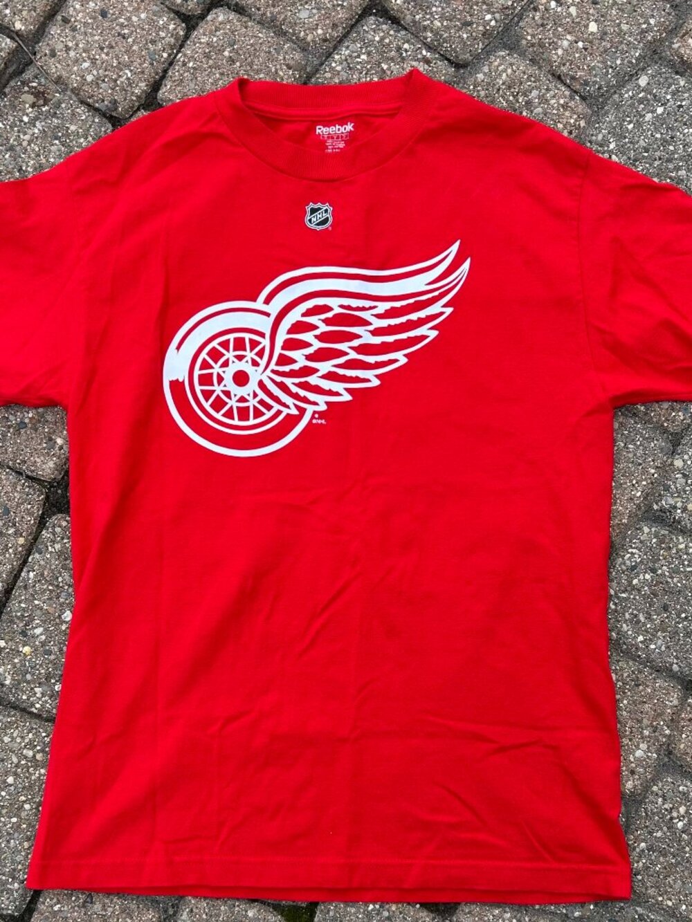 Pavel Datsyuk  Reebok Detroit Red Wings NHL Hockey T Shirt Sz M